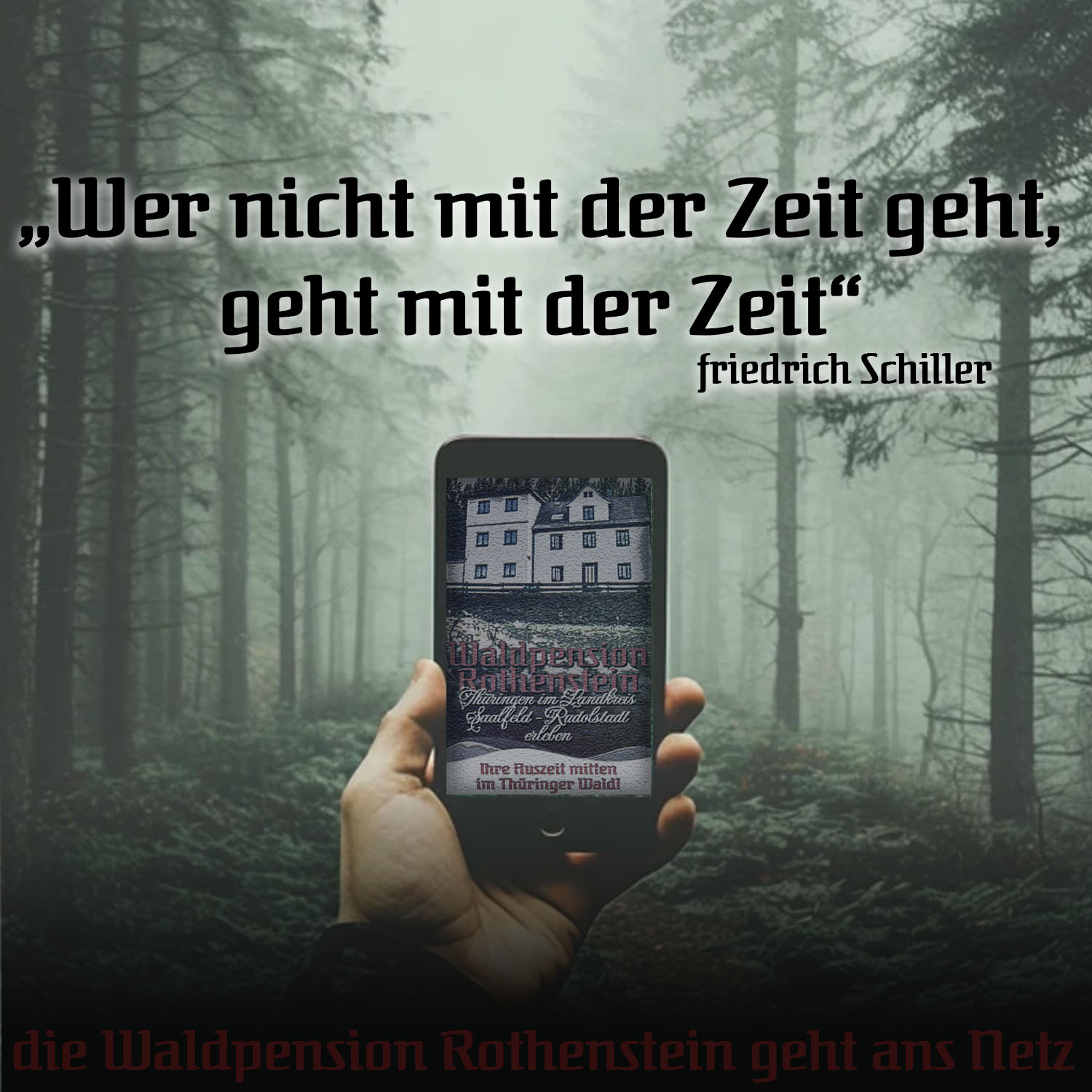 waldpension Rothenstein, wer nicht mit der zeit geht, geht mit der zeit